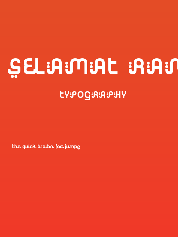 Selamat Ramadhan Regular Poster