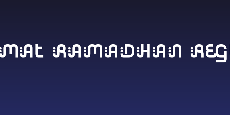 Selamat Ramadhan Regular Social Header