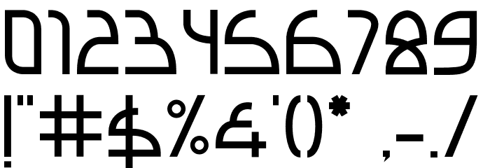 Selamet Lebaran Font OTHER CHARS