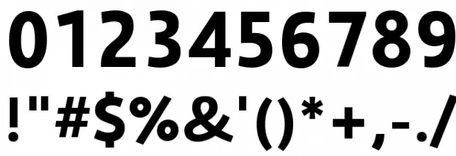 Selawik Bold Font OTHER CHARS