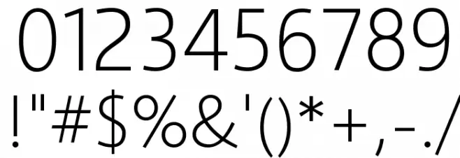 Selawik Light Font OTHER CHARS