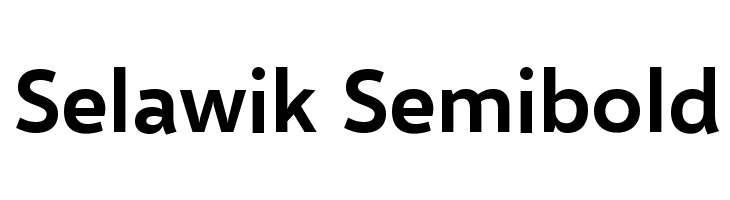 Selawik Semibold  les polices de caractères gratuit tlcharger
