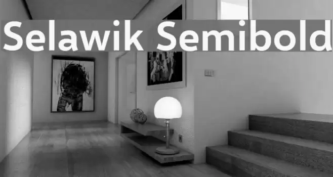 Selawik Semibold Font examples