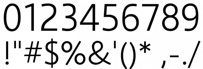 Selawik Semilight Font OTHER CHARS