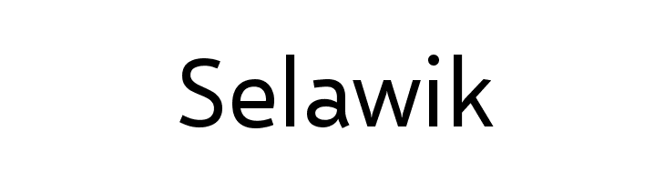 Selawik Font