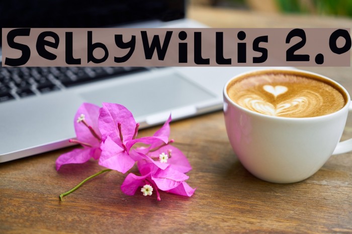 SelbyWillis 2.0 Font examples