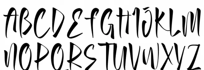 Selebgram Demo Font UPPERCASE