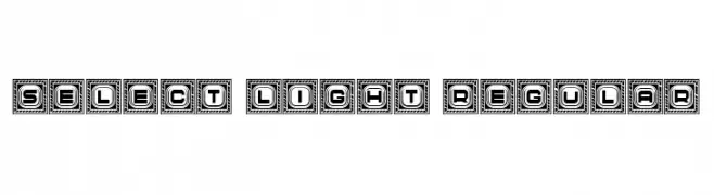 Select Light Regular  Frei Schriftart Herunterladen