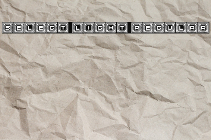 Select Light Regular Example 2
