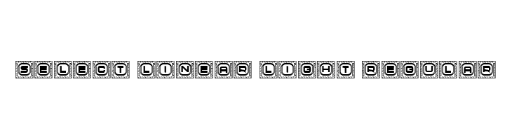 Select Linear Light Regular  les polices de caractères gratuit tlcharger