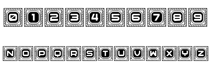 Select Linear Regular Font OTHER CHARS