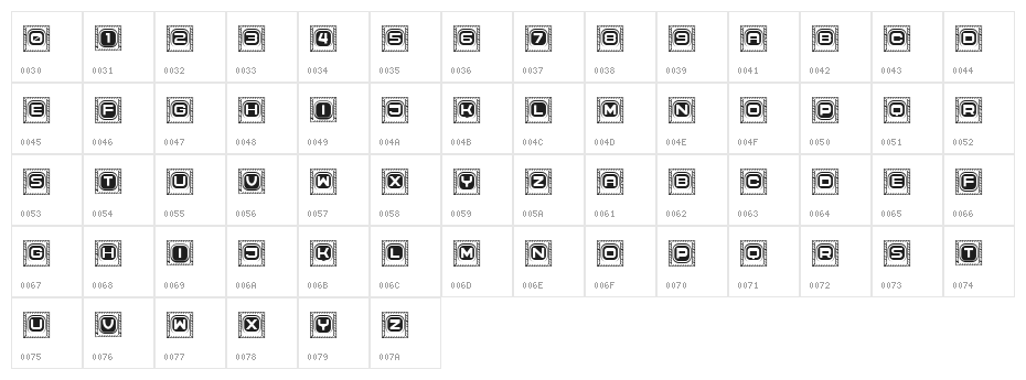 Select Linear Regular Character Map