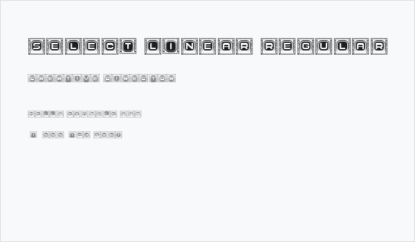 Select Linear Regular Business Card