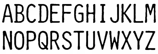 Selectric Orator Regular Fonte MAIÚSCULAS