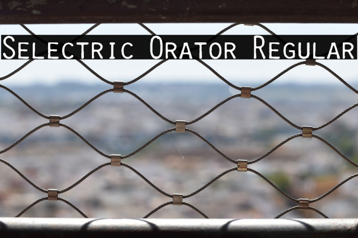 Selectric Orator Regular Example 3