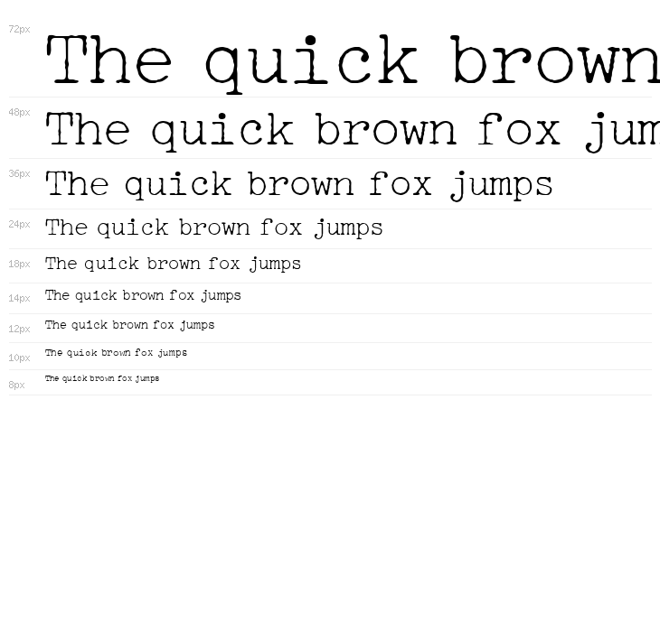 Selectric Pica Regular Waterfall