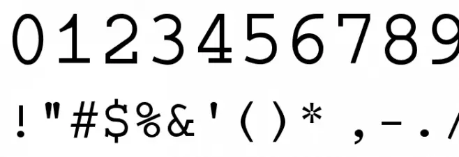 Selectric Schriftart Anderer Schreiben