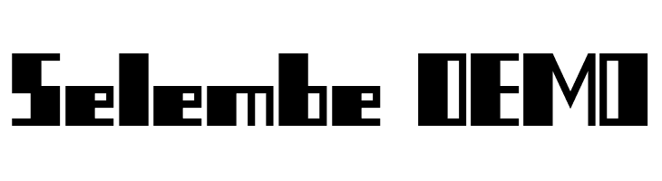 Selembe DEMO  Free Fonts Download