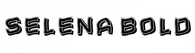 Selena Bold  Free Fonts Download