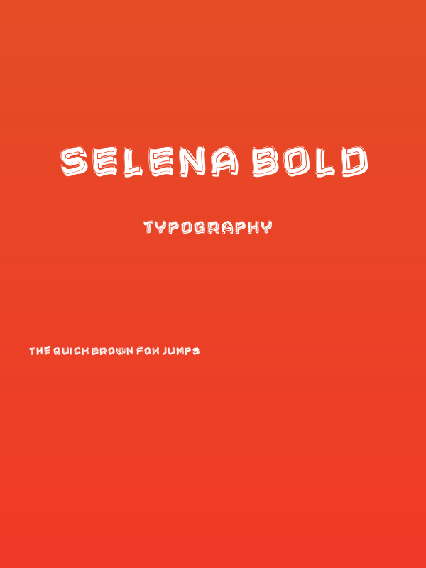 Selena Bold Poster