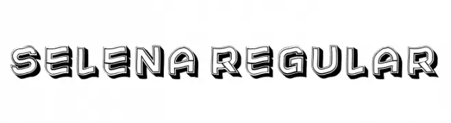 Selena Regular  Free Fonts Download