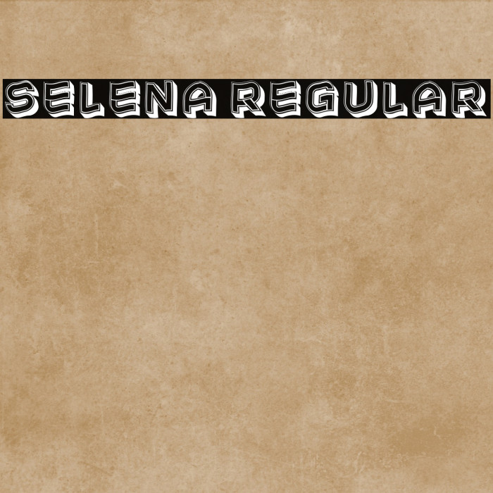 Selena Regular Example 2