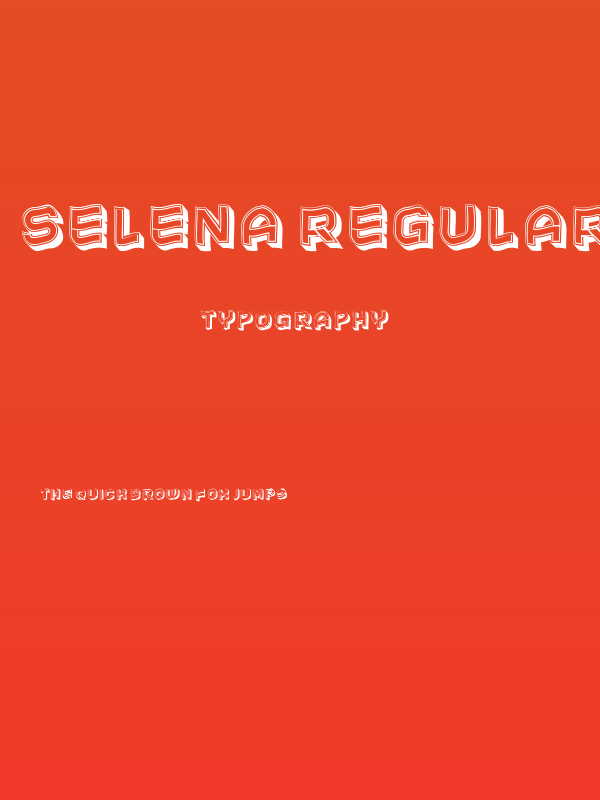 Selena Regular Poster