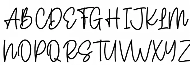 Selena خط أحرف كبيرة