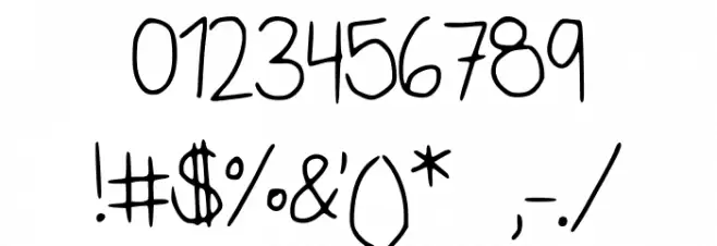 SelenasHandwriting خط محارف أخرى