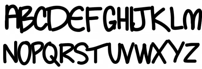 SelenesHandwriting1 Schriftart Groß