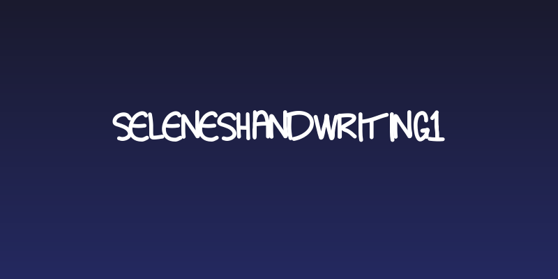 SelenesHandwriting1 Social Header