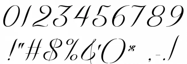 Self Deception Regular Font OTHER CHARS