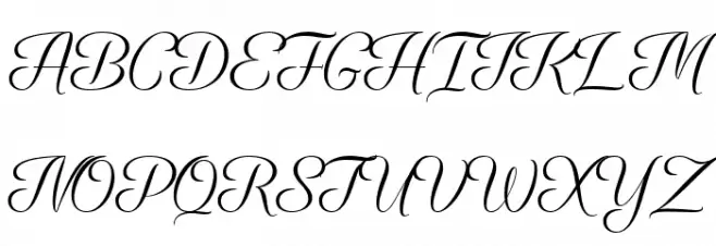 Self Deception Regular 字体 大写
