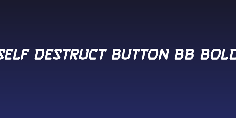 Self Destruct Button BB Bold Social Header