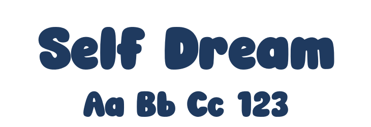 Self Dream Font Preview