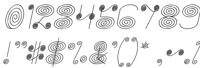 Self Region Italic Font OTHER CHARS