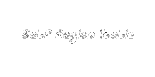 Self Region Italic Logo