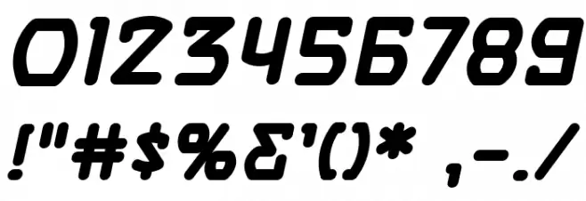 SelfDestructButtonBB-Bold Font OTHER CHARS