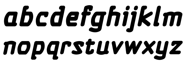 SelfDestructButtonBB-Bold Font LOWERCASE