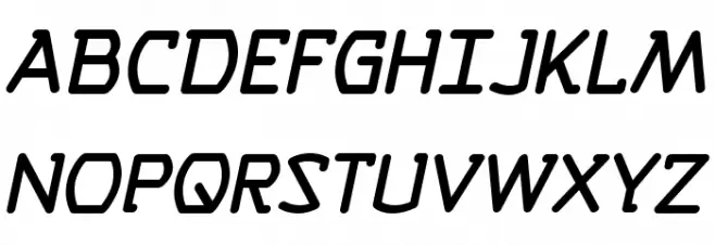 SelfDestructButtonBB-Italic Шрифта ВЕРХНИЙ