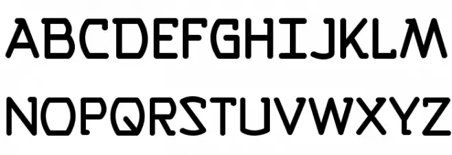 SelfDestructButtonBB Font UPPERCASE
