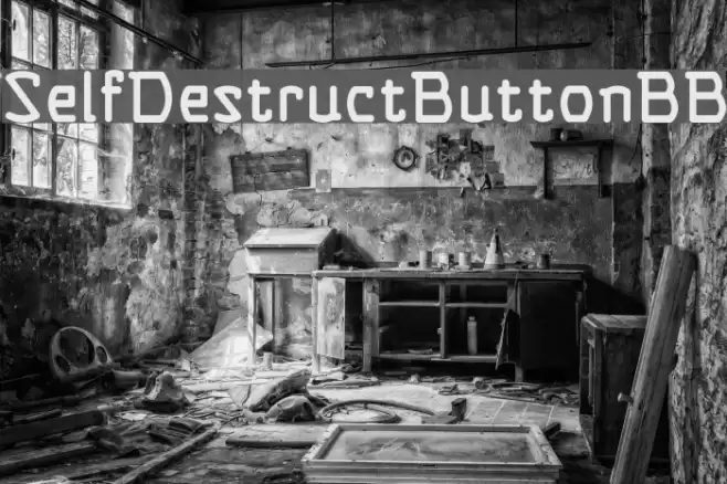 SelfDestructButtonBB Font examples