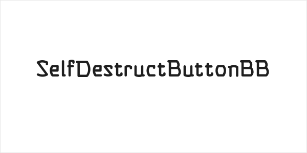 SelfDestructButtonBB Logo
