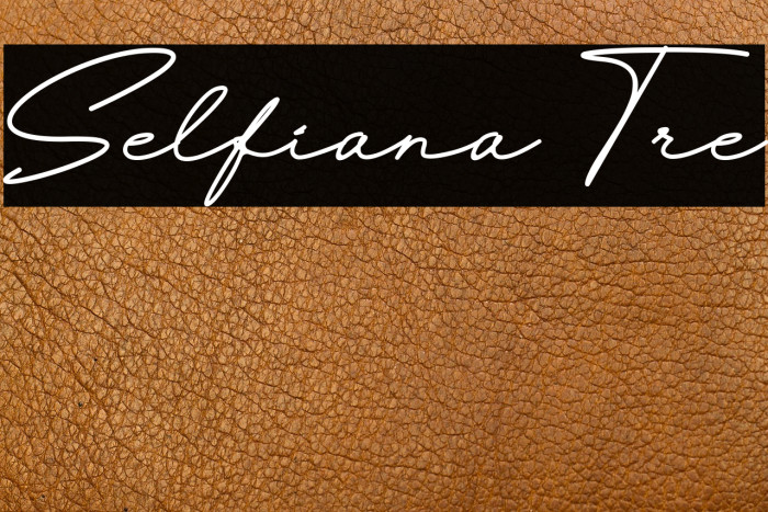 Selfiana Tre Example 2