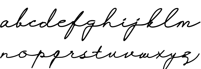 Selfiana Tre Font LOWERCASE