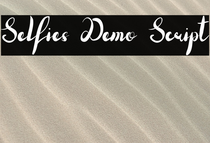 Selfies Demo Script Example 3