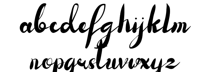 Selfies Demo Script Font LOWERCASE