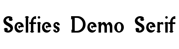 Selfies Demo Serif  لخطوط تنزيل