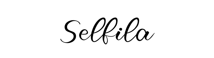 Selfila  Frei Schriftart Herunterladen