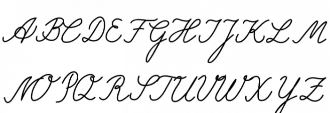 Selfilla Schriftart Groß